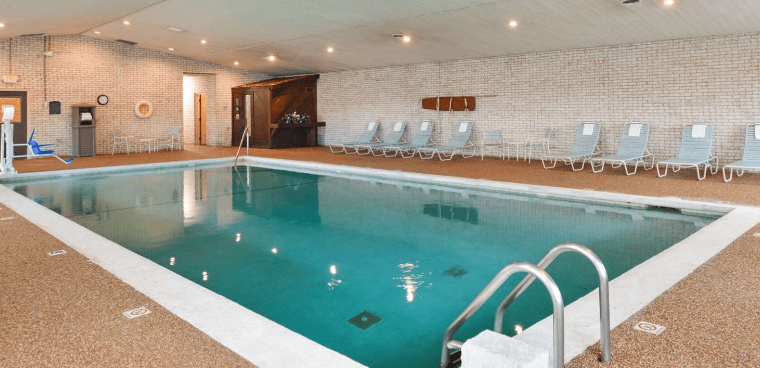 Days Inn by Wyndham Whitmore Lake pool view.