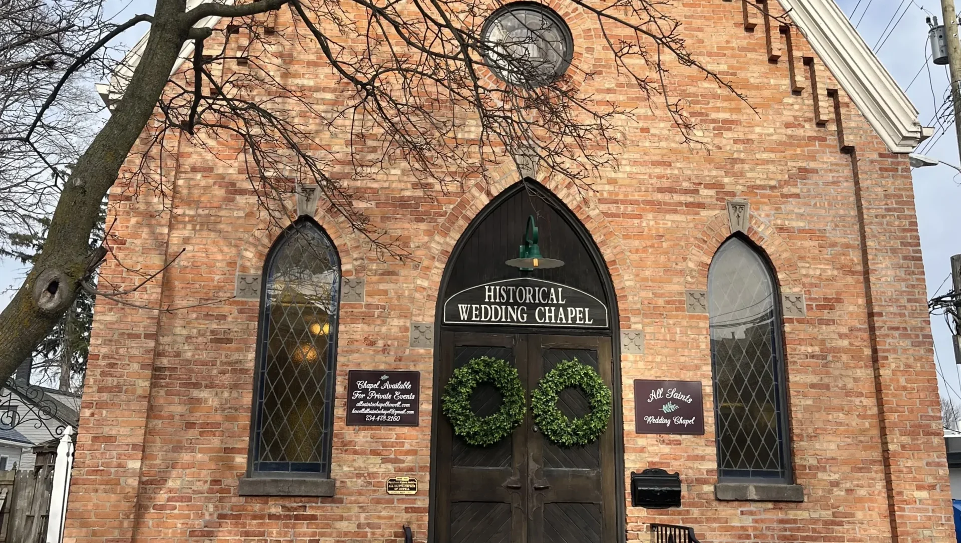 All Saints Wedding Chapel outdoor view