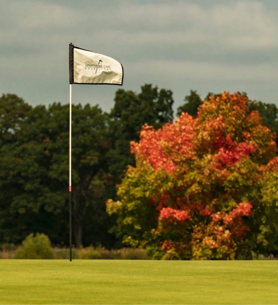 Flag at Whitmore Lake Golf Links