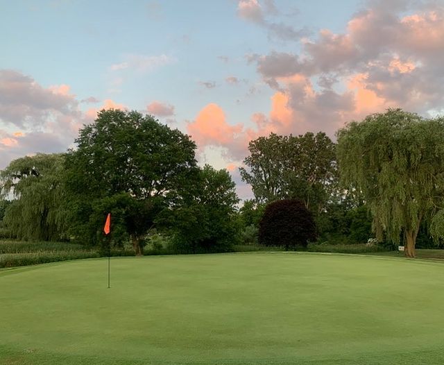 Sunset on Hartland Glen Golf Course