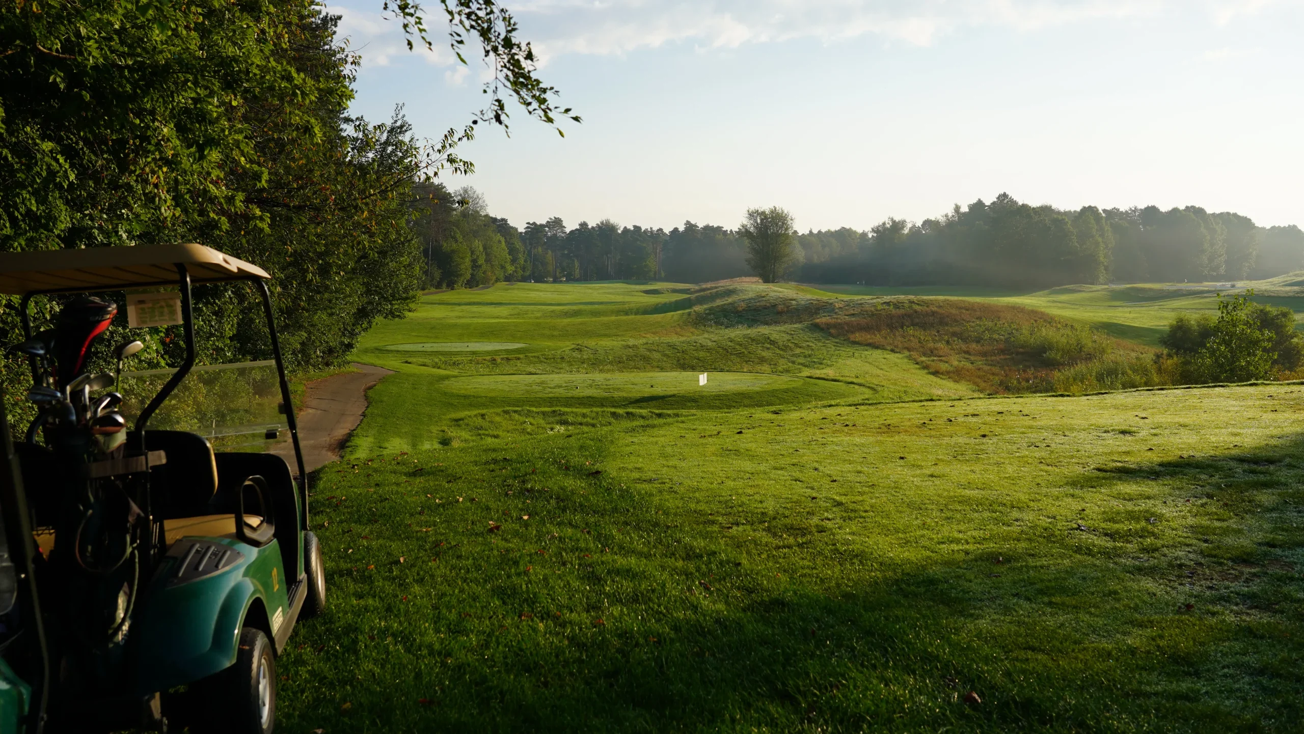 Timber Trace Golf Club sunset photo of course