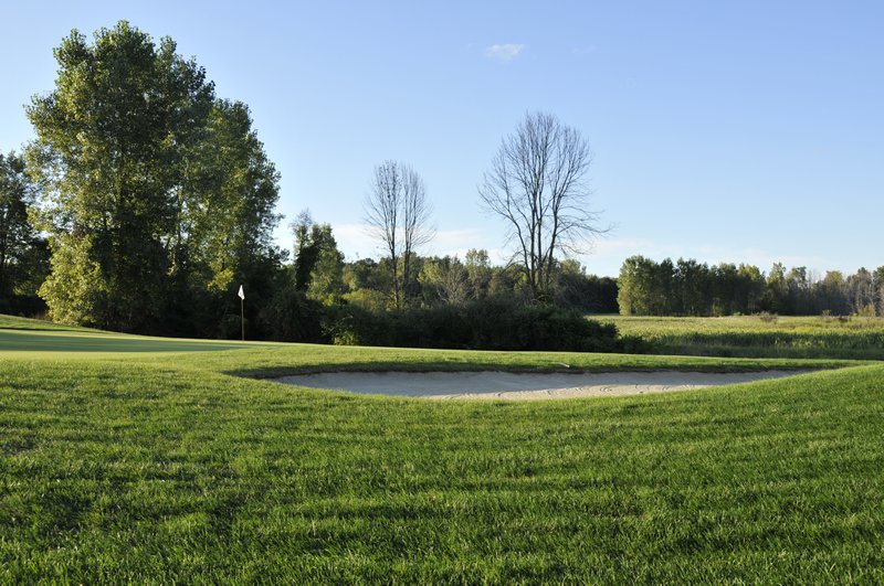 Sand pit at Huntmore Golf Club