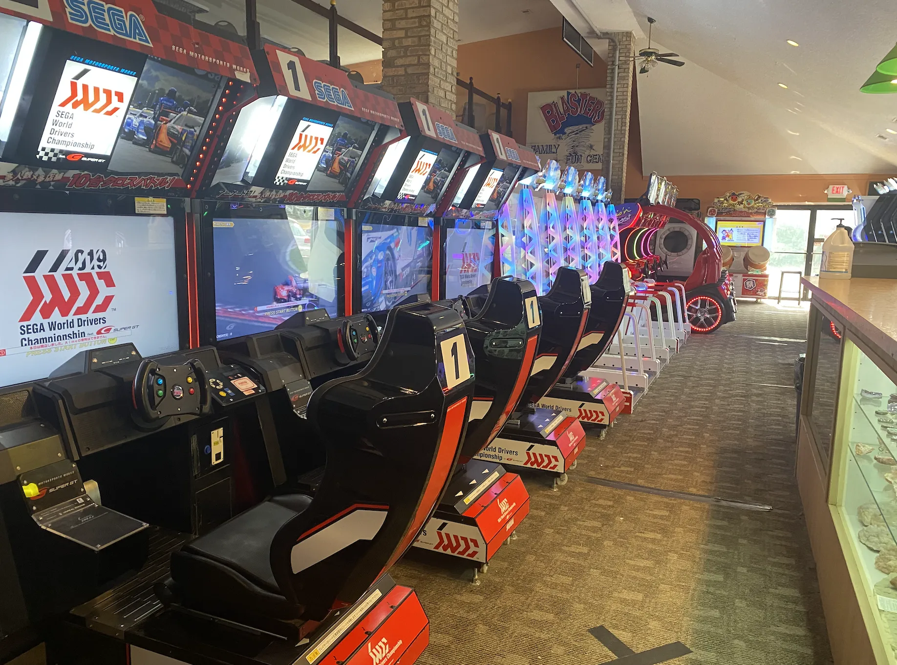 The Arcade driving machines in brighton michigan