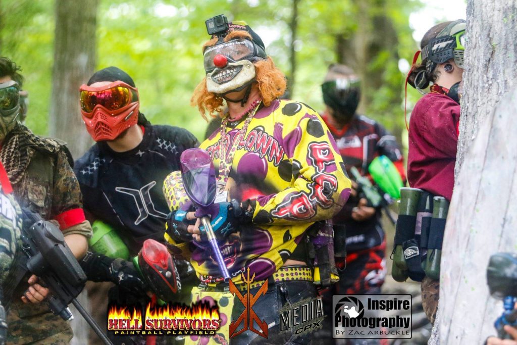 Paintball players