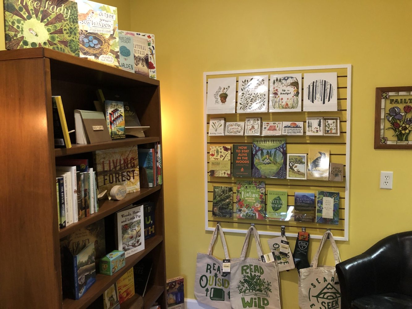 Inside of the 2 Dandelion Bookshop