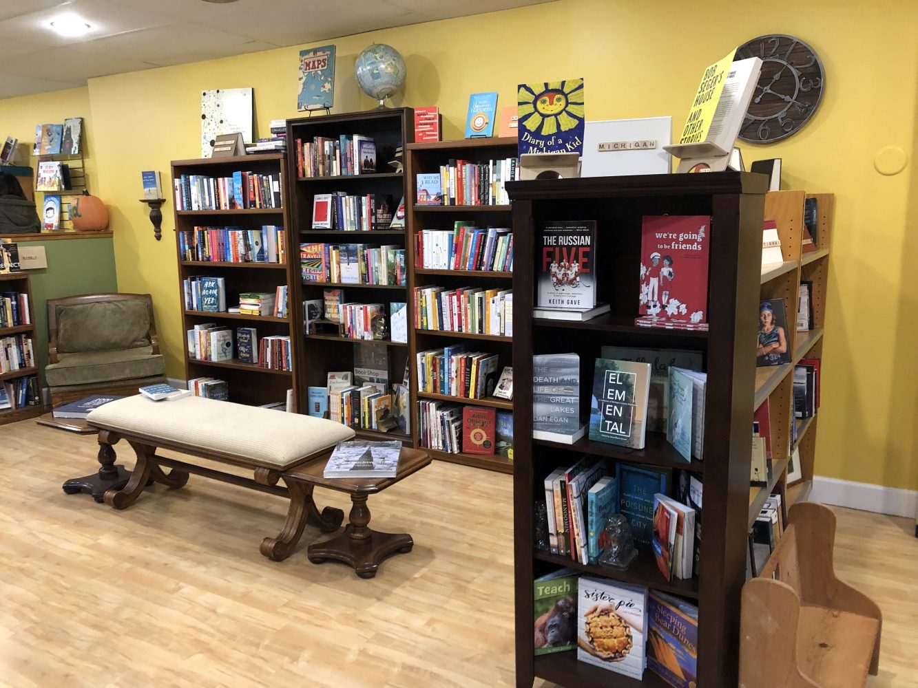 Inside of the 2 Dandelion Bookshop