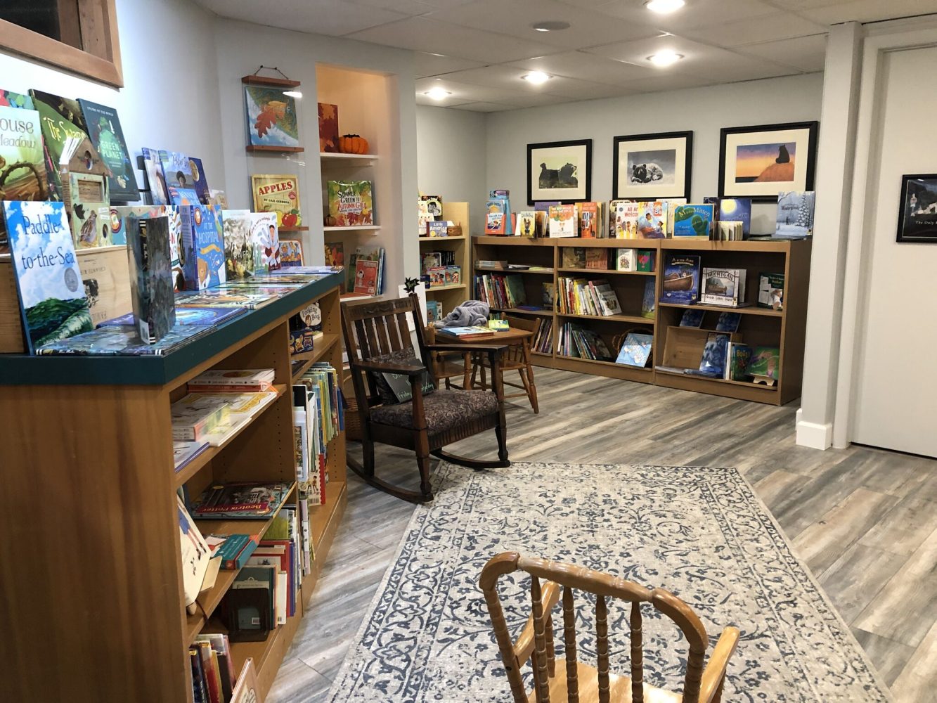 Inside of the 2 Dandelion Bookshop
