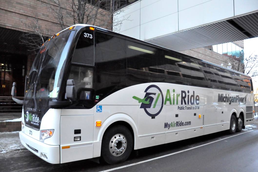 michigan flyer air ride bus