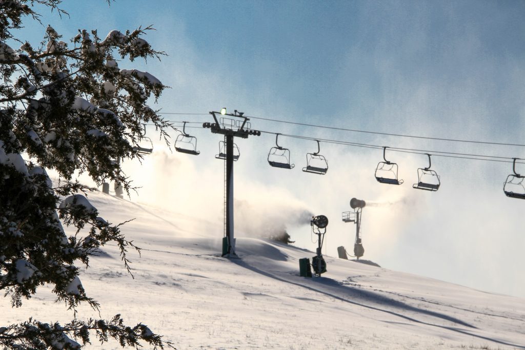 snow making at mt brighton