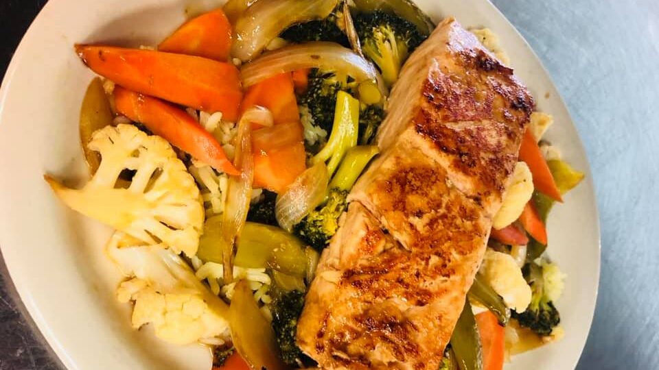 Salmon Stir Fry