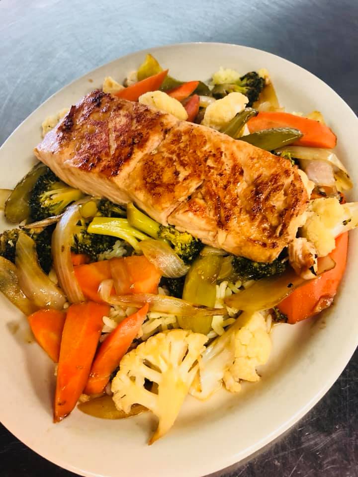 Salmon Stir Fry