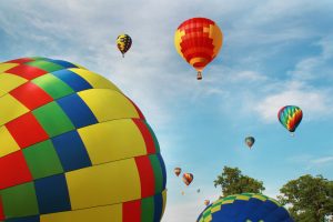 hot air balloons