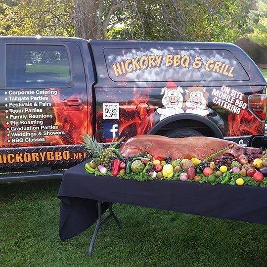 bbq truck and pig roast