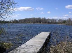 Dock at Deerfield Hills Nature Area.