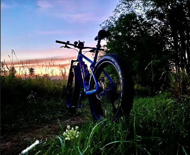 mountain bike trails in settlers park located in hartland michigan