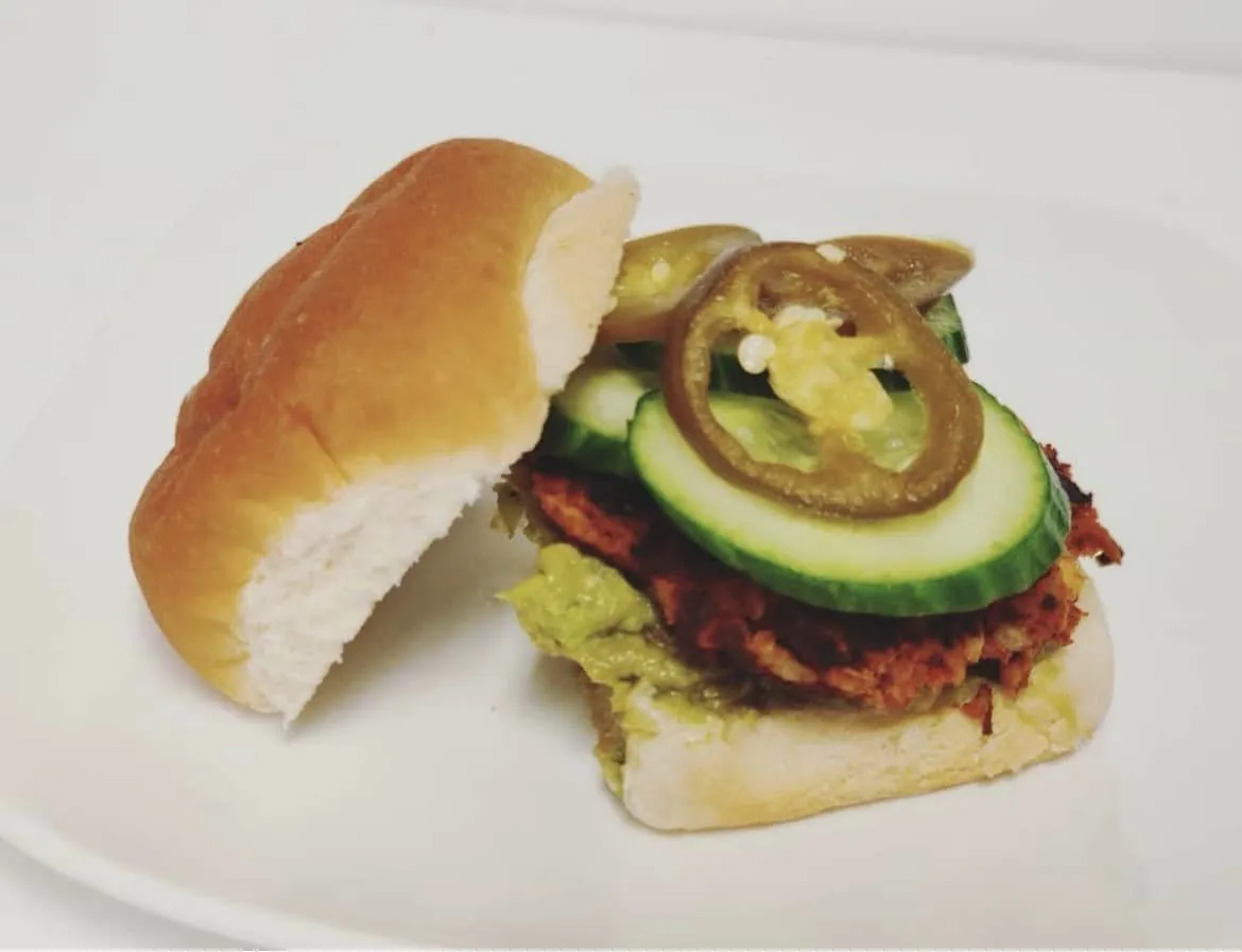 Griffs Grill slider with jalapenos
