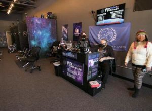 Front desk of Galaxy VR Arcade