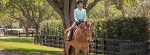 girl riding a horse
