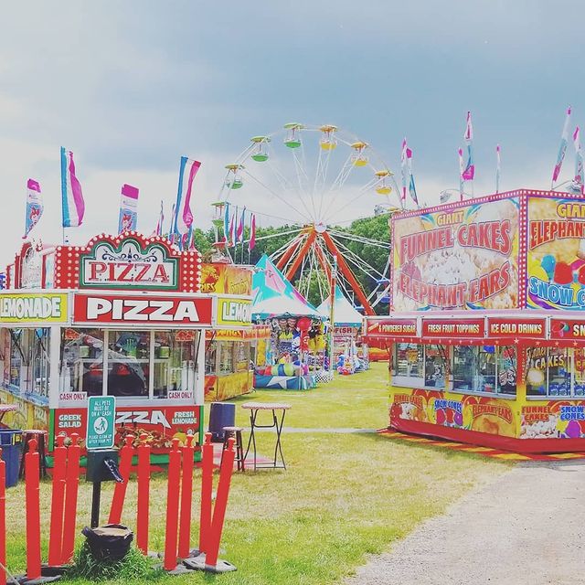 A food stand at the Hamburg Family Fun Fest