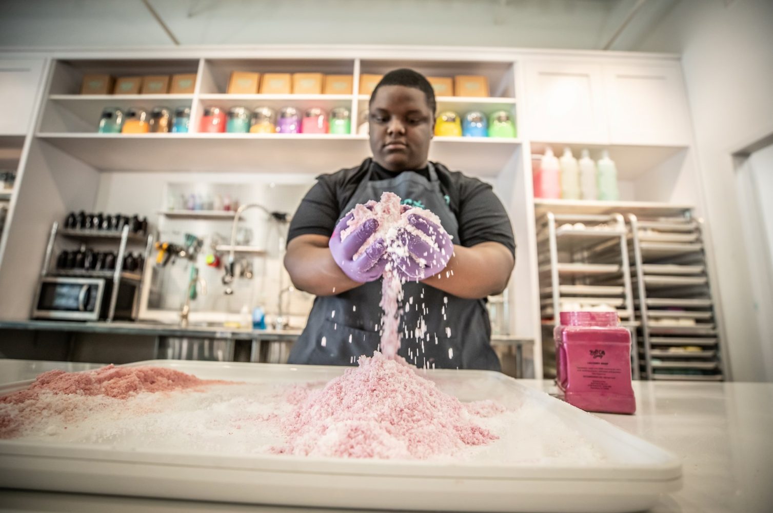 soap making at Buff City