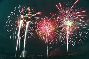 Lake Chemung Fireworks in Howell, Michigan