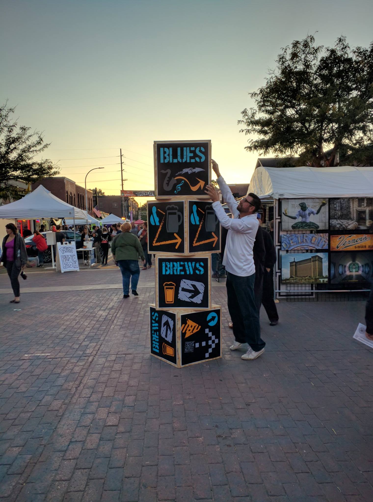 Smokin' Jazz and Barbecue Blues festival in Brighton, Michigan