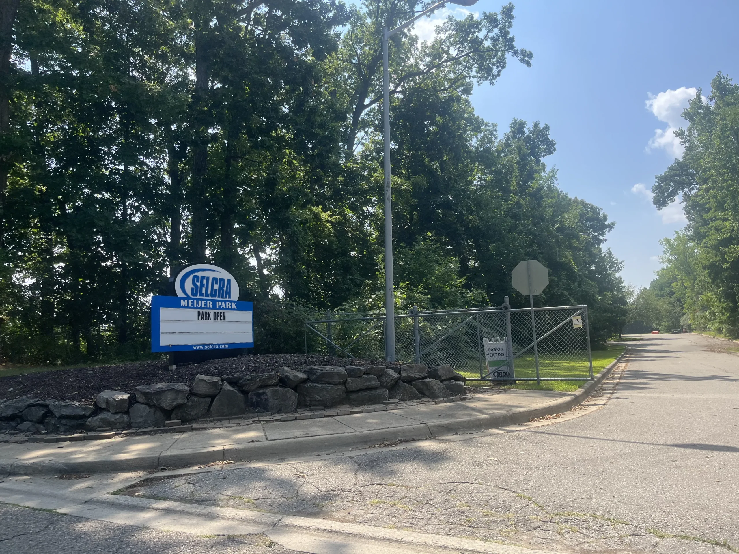 SELCRA Meijer Park outside sign in Brighton.