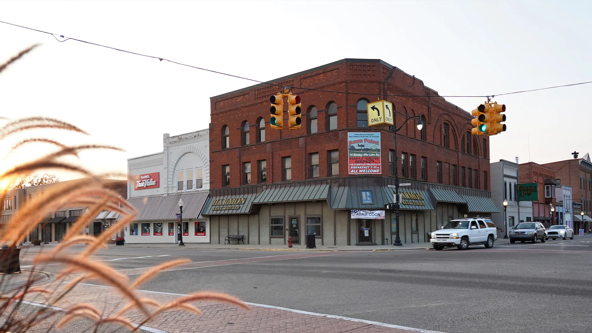 Streetview of downtown Fowlerville