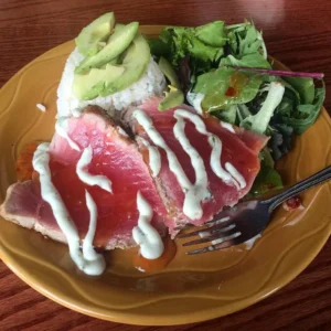 Lou and Carl ahi tuna entree Downtown Brighton Restaurant Week