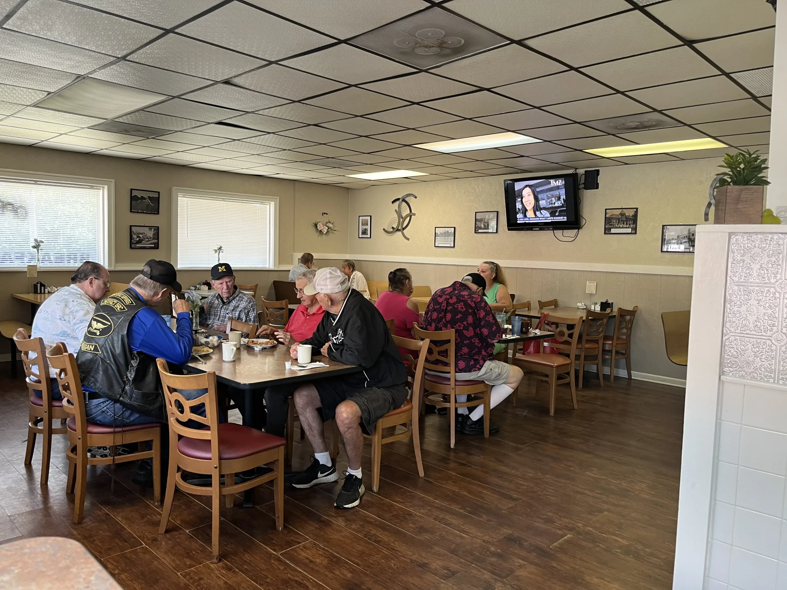 Whitmore Coney on a busy week morning for breakfast.