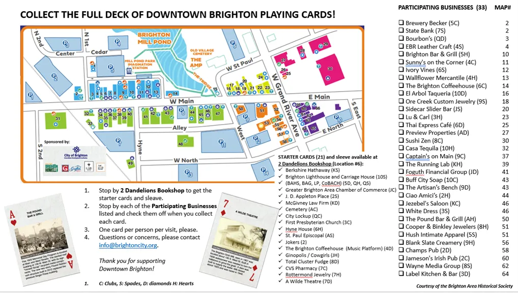 brighton historical deck card map