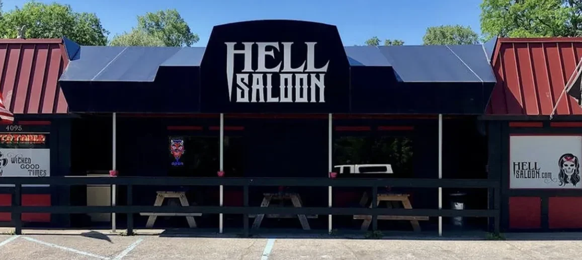 Picture of Hell Saloon in Hell, MI on a sunny day.