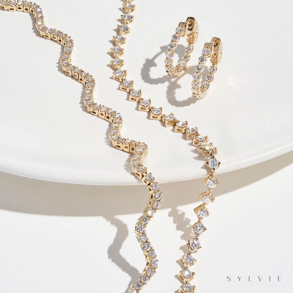 Silverstone Jewelers necklace and gold jewelry selection.