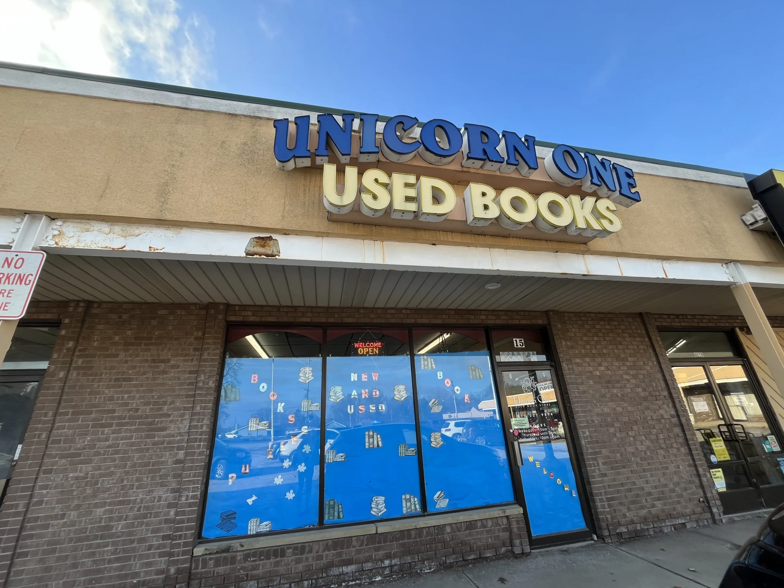 Unicorn 1 Used Books in Downtown Brighton.
