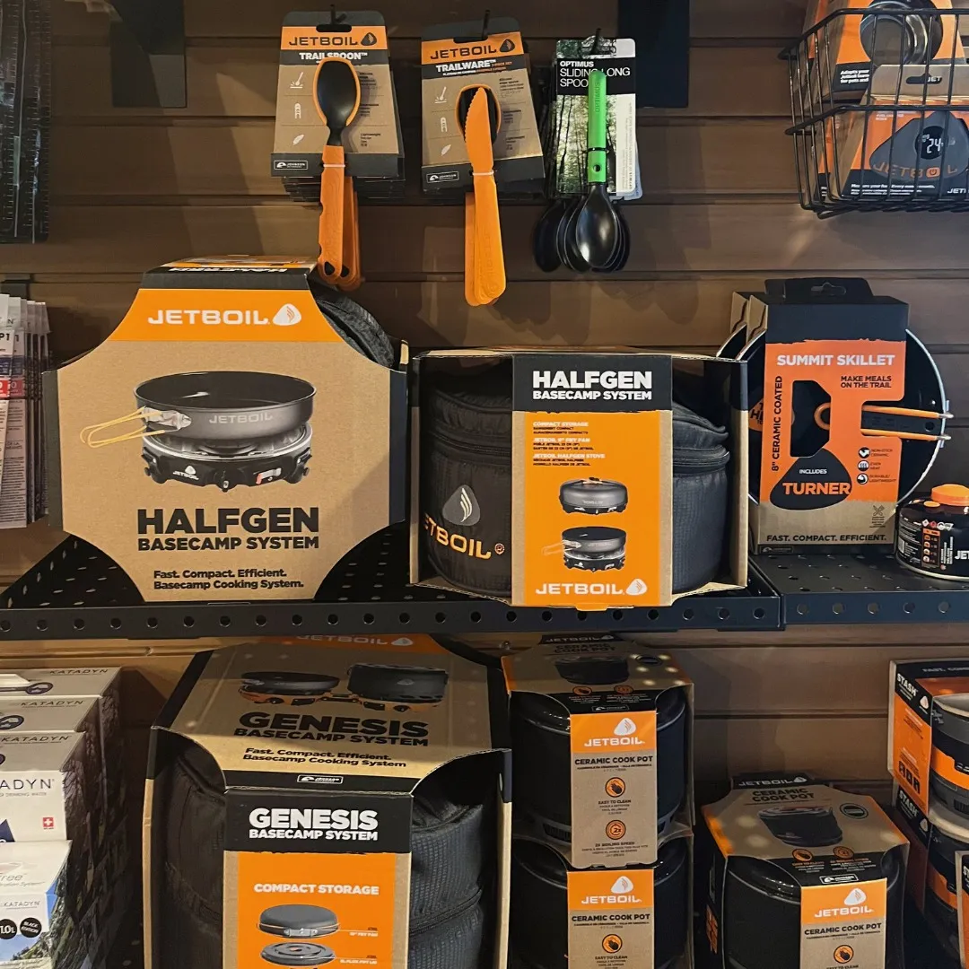 Town to Trail Outfitters camping supplies for sale.