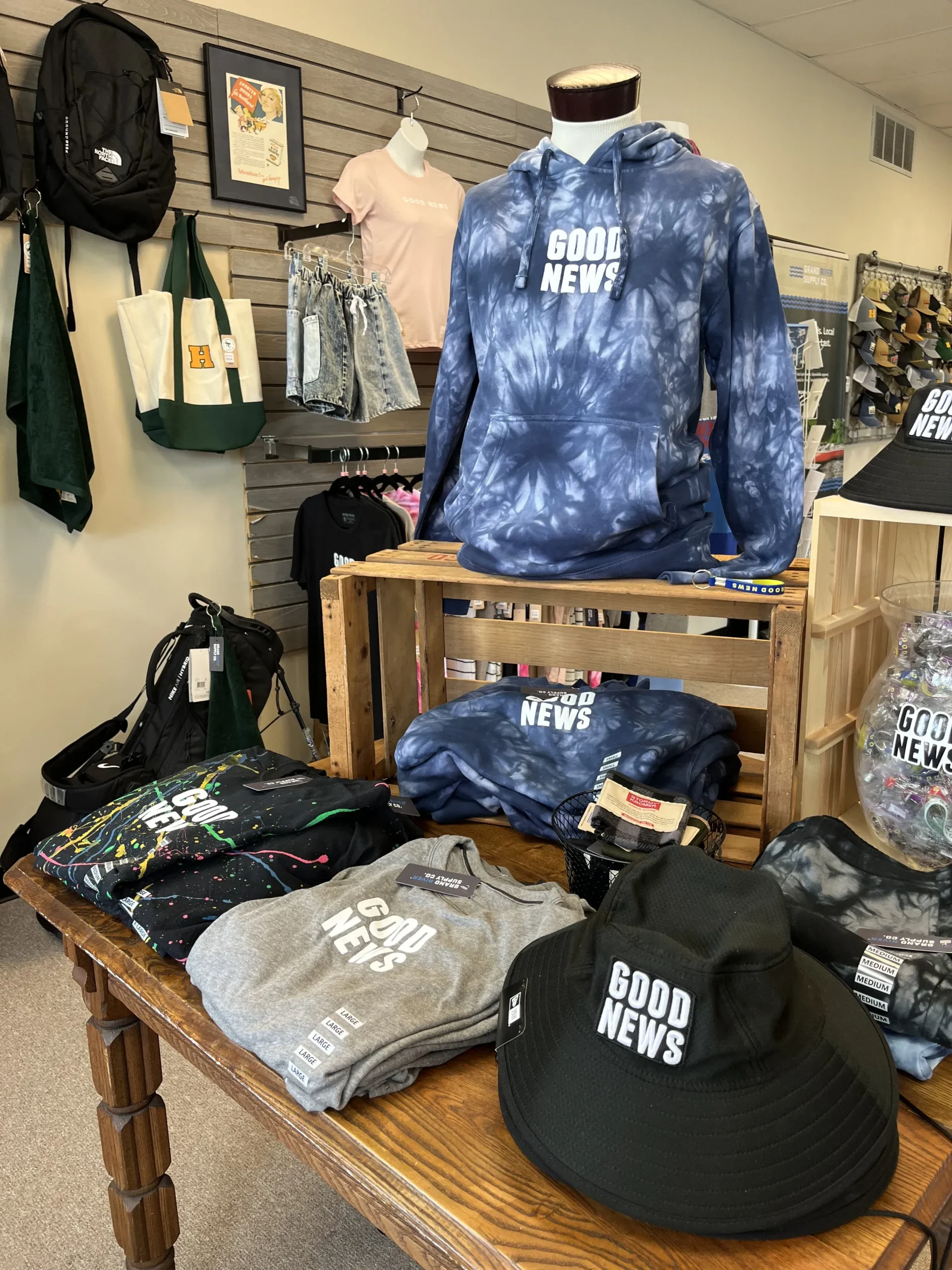 Grand River Supply Co. Good news merchandise.